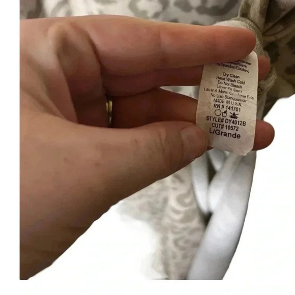 2017. 143 STORY LEOPARD PRINT BROWN/TAN IN COLOR MAXI LENGTH DRESS SIZE LARGE - Picture 6 of 9